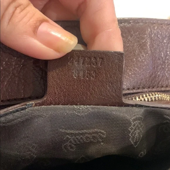 Gucci Brown Monogram Tote Bag EUC - Picture 7 of 13